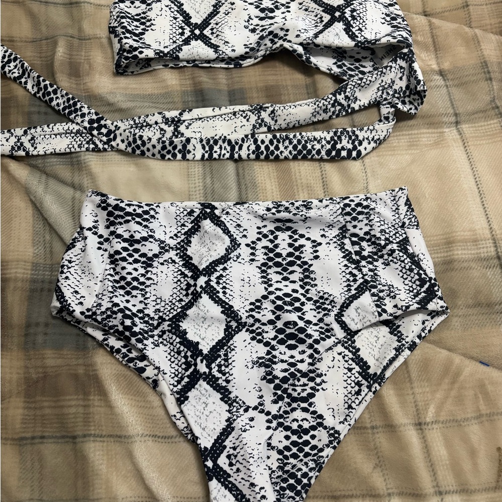 NEW Snakeskin Print Bikini Set